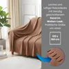 wometo 3er Set WAVE Fleecedecken 120x160 cm – OEKO-TEX ca. Produktbild-Vorschau 2
