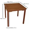 DEGAMO Gartentisch Holztisch Tisch LAGO 75x75cm, Eukalyptus Produktbild-Vorschau 7