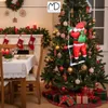 Père Noël sur une échelle, éclairage LED multicolore, PLUS Voir les images du produit 6
