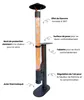 Flamesa® Lumina – Poêle à pellets design pour extérieur Voir les images du produit 3