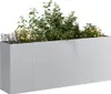 vidaXL květináč 200x40x80 cm Pozinkovaná ocel Náhled obrázku produktu 2