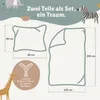 Kinderbettwäsche Set Afrika Safari Hell Blau 135x200 80x80 Produktbild-Vorschau 7