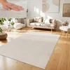 Tapis de salon en peluche synthétique Shaggy doux Voir les images du produit 1