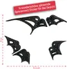 Oblique Unique Spinnennetz Gesicht Sticker Set Tiergesicht Produktbild-Vorschau 2