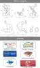 Diagrams and certifications related to a twin stroller. Produktbild-Vorschau
