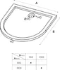 doporro Piatto Doccia con Piletta 90x90x4cm, Piatto Doccia Anteprima dell’immagine prodotto 6