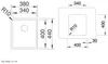 BLANCO CLARON 340-U Durinox®, Edelstahl Durinox®, ohne Produktbild-Vorschau 6
