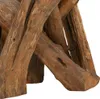 vidaXL Couchtisch, Teak Treibholz Massivholz, Rund Ø 60 cm, Produktbild-Vorschau 6
