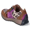 Zapatillas Waldläufer, confeccionadas en cuero y textil Vista previa de la imagen del producto 3