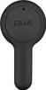 A black RHA TrueConnect wireless earbud is shown against a white background. Produktbild-Vorschau