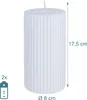 Lot de 4 bougies LED Relaxdays, H x P : 17,5 x 8 cm, flamme Voir les images du produit 4