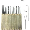 A set of lock picking tools and tension wrenches arranged on a white background. Produktbild-Vorschau
