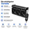 Aquarium Kühlventilator 3 Köpfe, 5-Stufen Aquarium Lüfter Produktbild-Vorschau 4