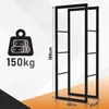 Ikodm houtrek voor open haard, 150 x 40 x 25 cm, ijzer, Productafbeelding-voorbeeld 2