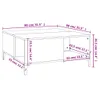 A diagram showing the dimensions of a couch table. Náhled obrázku produktu
