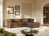 Vente-unique TOLEDO, Ecksofa, Wohnzimmer, Braun, 4 Sitz(e), Produktbild-Vorschau 9
