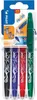 Pilot FriXion Ball Schwarz, Blau, Grün, Rot 4 Stück Produktbild-Vorschau 2