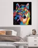 Zuty - Maľovanie podľa čísel - FAREBNÝ VLK, 40x50 cm, Náhľad obrázku produktu 2