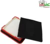 A vacuum cleaner filter and a separate black foam filter are shown on a white background. Produktbild-Vorschau