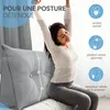 ELONEO Coussin dorsal largeur 100 cm, coussin en forme de Voir les images du produit 6