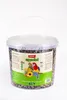 A clear studio shot of a large plastic tub filled with bird seed. Produktbild-Vorschau
