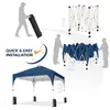 Diagram showing the steps for setting up a pop-up gazebo. Produktbild-Vorschau