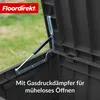 Floordirekt Gartenbox Holz-Optik wetterfeste Kissenbox 300L Produktbild-Vorschau 7
