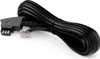 A black telephone cable with two different connectors. Produktbild-Vorschau