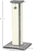 PawHut Kratzstamm, 81cm Kratzsäule, Sisal-Katzenkratzbaum Produktbild-Vorschau 3