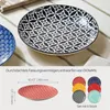 DOWAN Ensemble de 6 assiettes en porcelaine 25,4cm Assiette Voir les images du produit 7