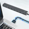 USB 3.0 Hub Schwarz 7 In 1 High Speed ​​Übertragung Produktbild-Vorschau 6