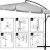 Springos® Premium ombrellone XXL Ø 350 cm a sbalzo con Anteprima dell’immagine prodotto 16
