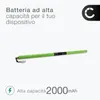 CELLONIC 1x Batteria per Smart home Compatibile con Anteprima dell’immagine prodotto 2