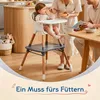 OYAJIA Hochstuhl baby 6 in 1 Sitzerhöhung Kinderstuhl Produktbild-Vorschau 7