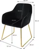 ML-Design 6er Set Esszimmerstuhl mit Rückenlehne, Schwarz, Produktbild-Vorschau 7