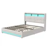 Cama tapizada INONEFT de 180x200 cm con 4 cajones, cama Vista previa de la imagen del producto 11