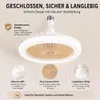30W stropní ventilátor s osvětlením, 3 barevné teploty, Náhled obrázku produktu 5