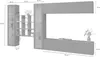 Dmora Wandregal Gustavo 350x30x180 cm Weiß, 20 Fächer Produktbild-Vorschau 3