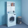 Schrank für Waschmaschine, Trockner oder WC Willa - weiß Produktbild-Vorschau 17