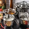 Klausberg garnki stalowe 10 elementów 1.7l, 2.1l, 2.9l, Podgląd zdjęcia produktu 4