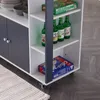 Chariot de cuisine FCH sur roulettes, avec 3 étagères, un Voir les images du produit 8