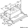 Bosch DFT93AC50, řada 4, kryt s plochou obrazovkou, 90 cm, Náhled obrázku produktu 7