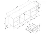 Sideboard Beistellschrank Anrichte Standschrank Kommode Produktbild-Vorschau 8