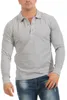 Mivaro Herren Poloshirt 5er Pack Langarm - Langarmshirt mit Produktbild-Vorschau 4