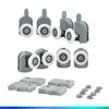 Duschkabinen Rollen 8 Stück Set 24mm Oben Unten Ersatzteile Produktbild-Vorschau 3