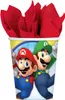 Amscan Super Mario Pappbecher, 250 ml, Papier, Mehrfarbig, Produktbild-Vorschau 1