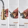 Gold Küchenarmaturen mit ausziehbarem Spray Produktbild-Vorschau 7