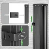 Close-up views of mounting hardware and installation steps for a side awning. Anteprima dell’immagine prodotto
