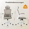 COLAMY Ergonomischer Bürostuhl, hohe Rückenlehne aus Mesh, Produktbild-Vorschau 2