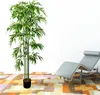 Bambù Pianta Albero Artificiale Plastica con Legno Naturale Anteprima dell’immagine prodotto 3